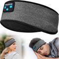 Sleep Headphones Wireless, Bluetooth Sports Headband Headphones with Ultra-Thin HD Stereo Speakers Perfect for Sleeping,Workout,Jogging,Yoga,Insomnia, Air Travel, Meditation (Blackgrey)