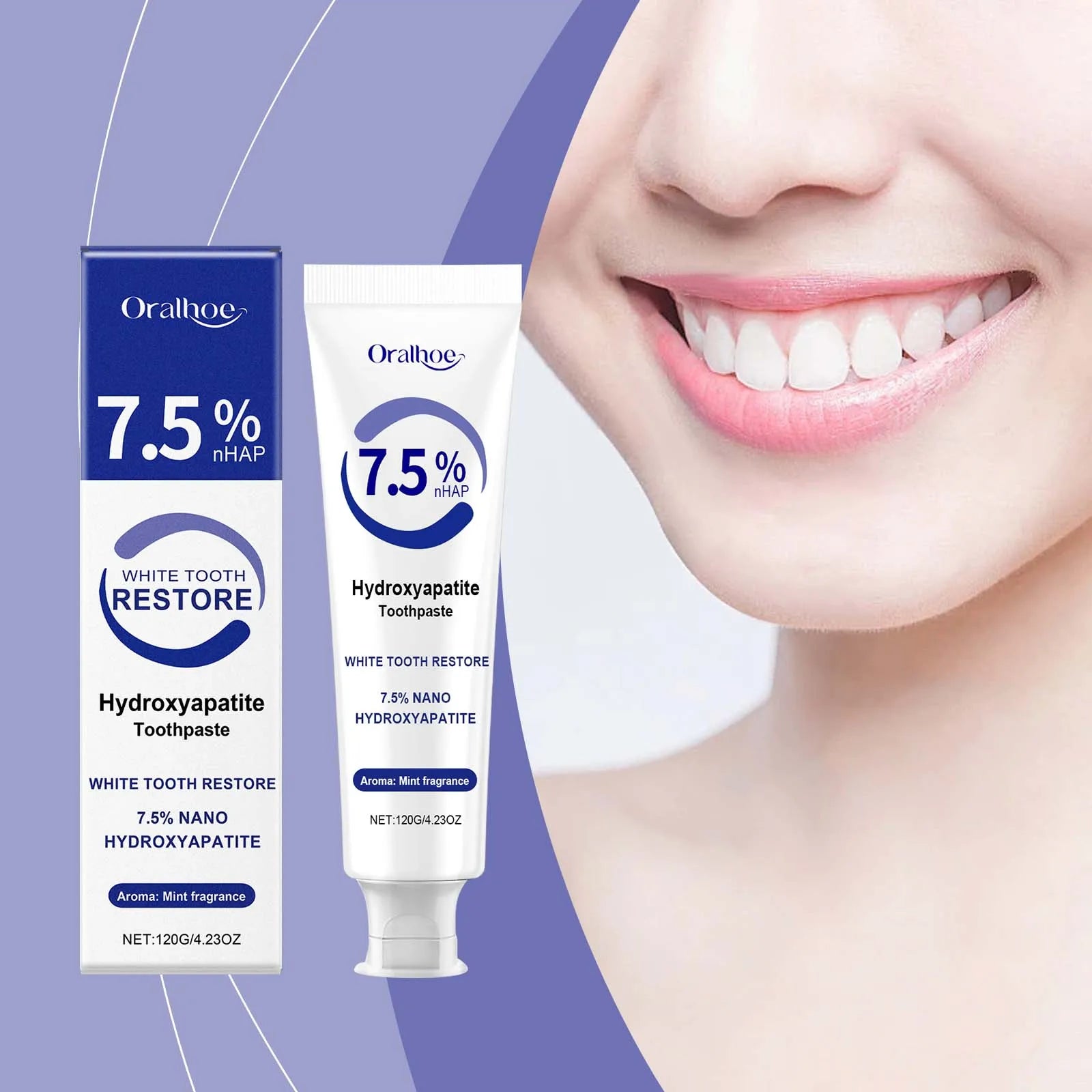 Dream Tune Smile Hydroxyapatite Toothpaste 120g – Whitening & Enamel Repair