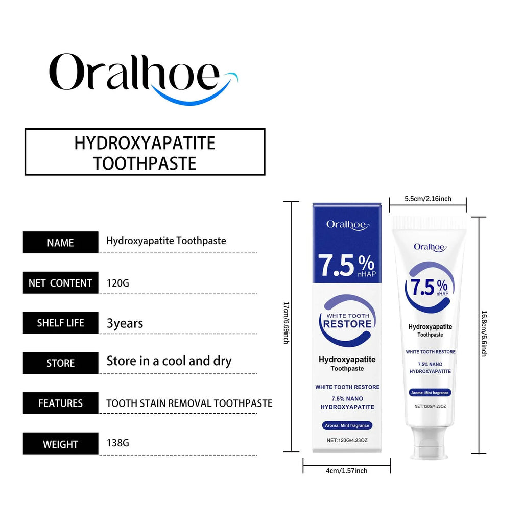 Dream Tune Smile Hydroxyapatite Toothpaste 120g – Whitening & Enamel Repair