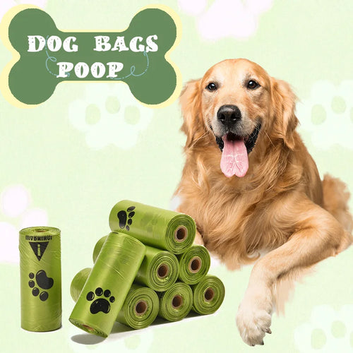 Dream Tune Purr Eco-Friendly Pet Waste Bags with Dispenser