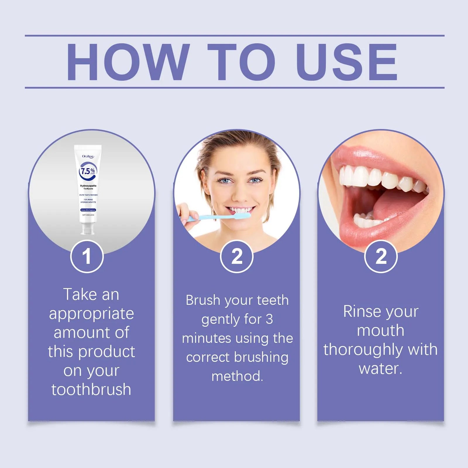 Dream Tune Smile Hydroxyapatite Toothpaste 120g – Whitening & Enamel Repair