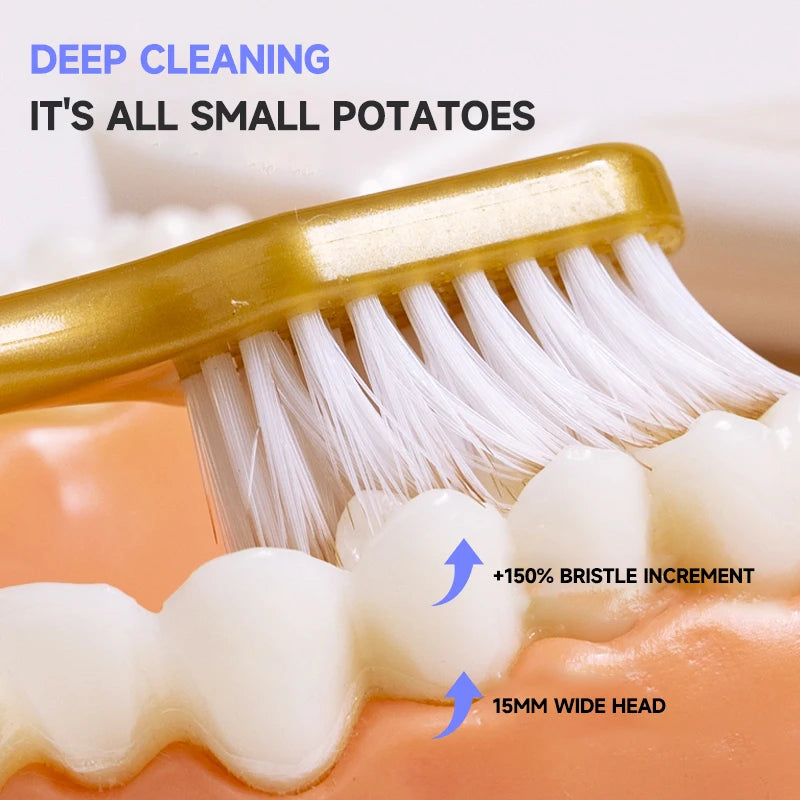 Dream Tune Smile Ultra-Soft Toothbrush – Wide Head, Anti-Sensitivity Gum Protection