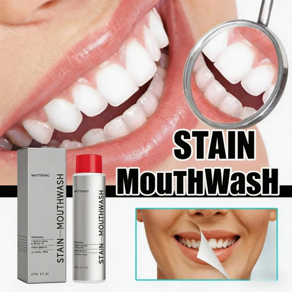 Dream Tune Smile Alcohol-Free Whitening Mouthwash 237ml – Stain Removal & Fresh Breath