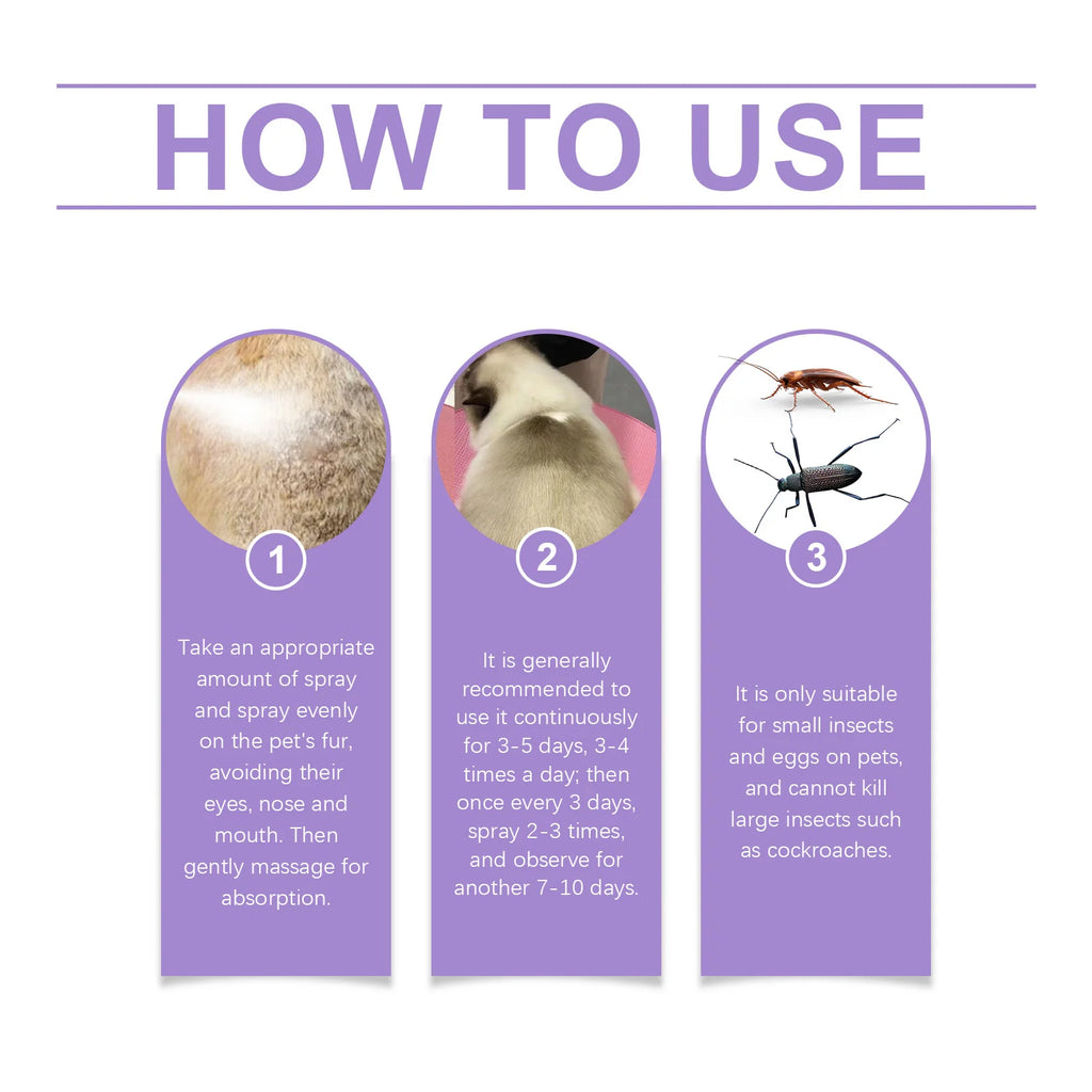Dream Tune Purr Flea & Tick Repellent Spray 50ml