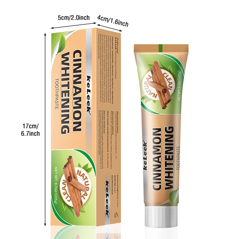 Dream Tune Smile Cinnamon Mint Whitening Toothpaste 105g – Fluoride-Free Gum Repair