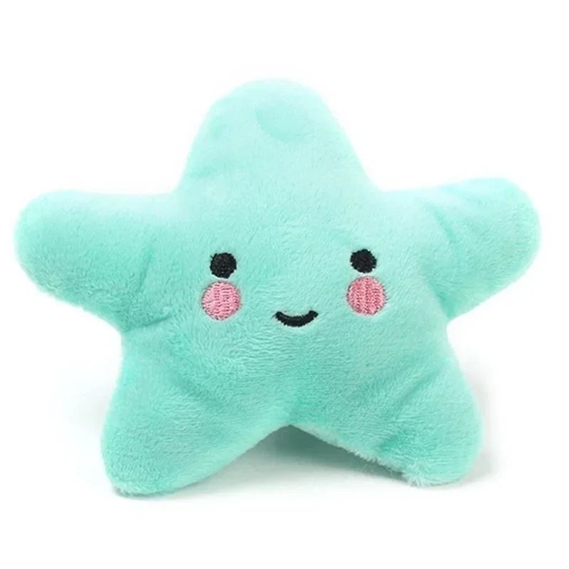 Dream Tune Purr Plush Squeaky Star Toy