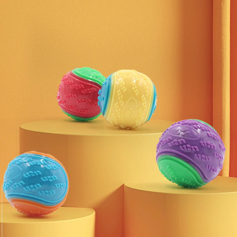 Dream Tune Purr Squeaky Ball Chew Toy