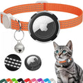 Dream Tune Purr Reflective Breakaway Cat Collar with AirTag Case