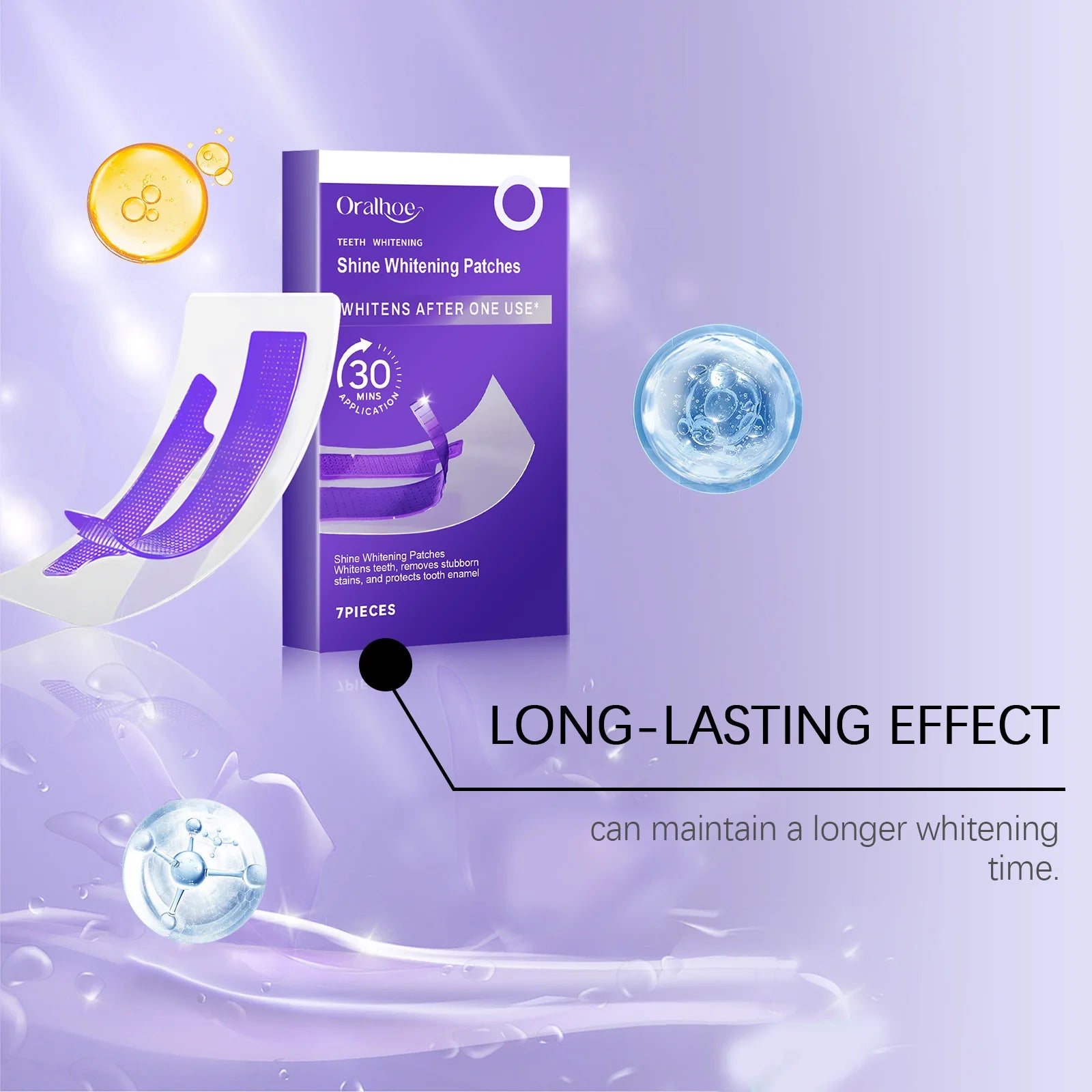 Dream Tune Smile Purple Whitening Strips – 7 Treatments