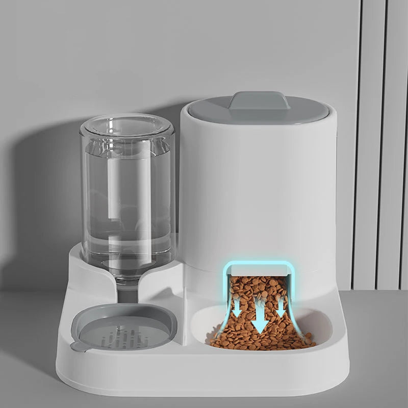 Dream Tune Purr 2-in-1 Pet Food & Water Bowl