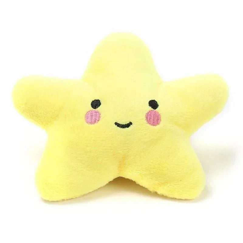 Dream Tune Purr Plush Squeaky Star Toy