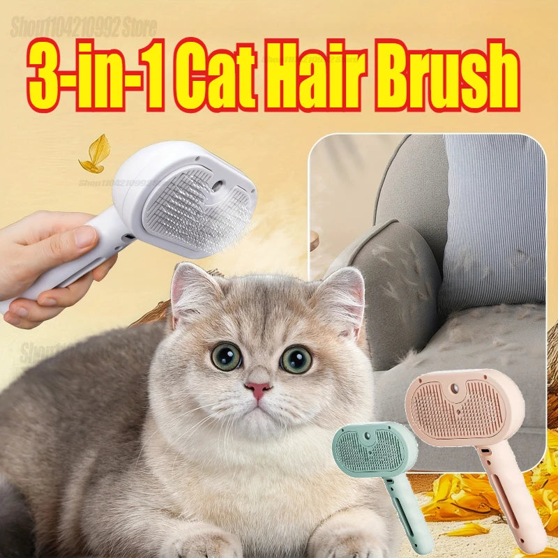 Dream Tune Purr Electric Steam Grooming Brush
