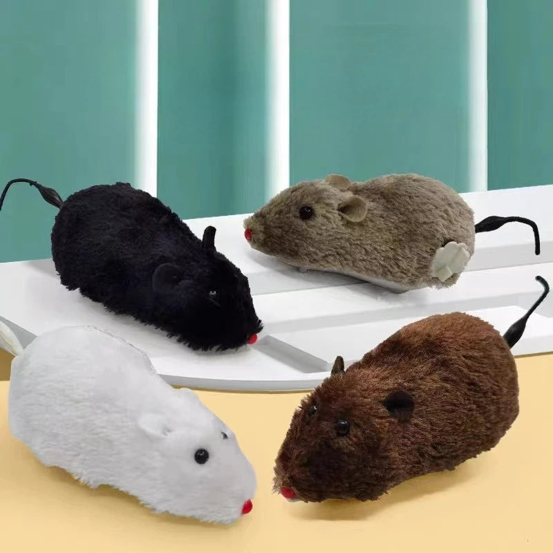 Dream Tune Purr Wind-Up Moving Mouse Toy