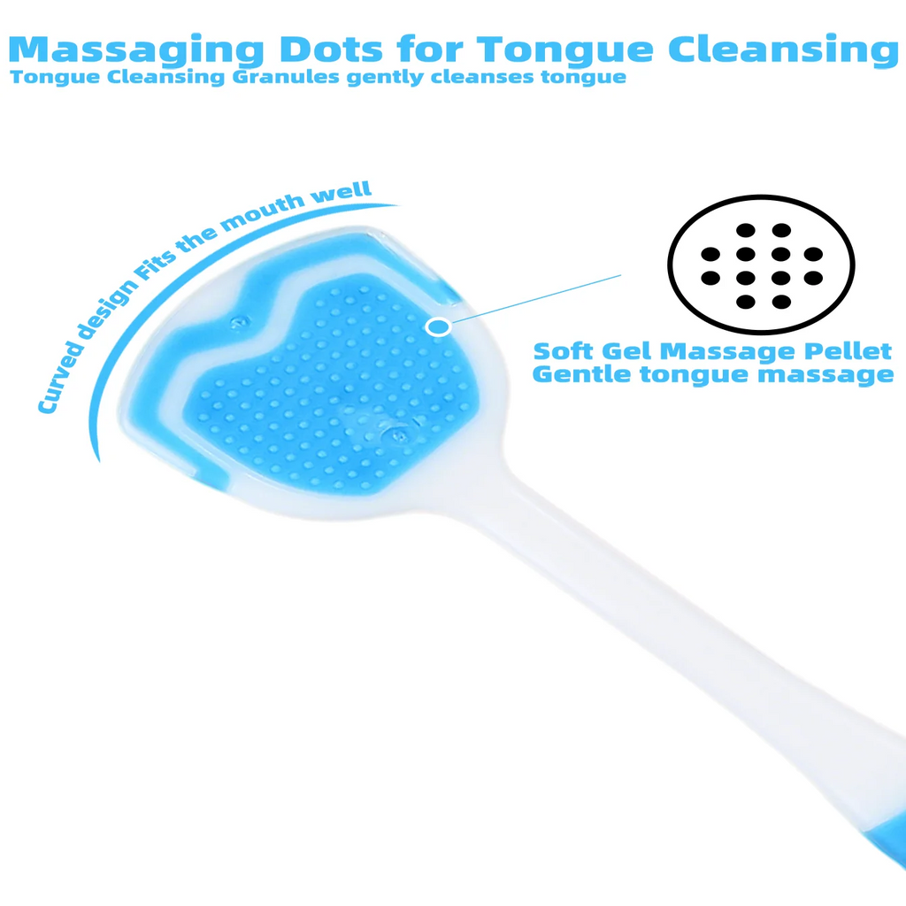 Dream Tune Smile Silicone Tongue Scraper – Oral Hygiene Cleaner