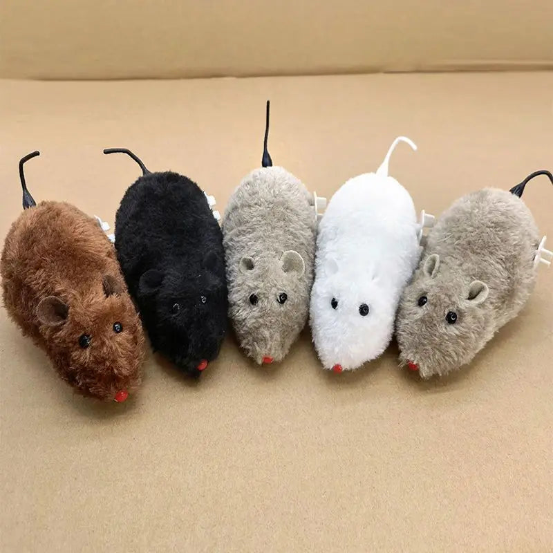 Dream Tune Purr Wind-Up Moving Mouse Toy