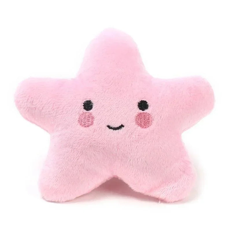 Dream Tune Purr Plush Squeaky Star Toy