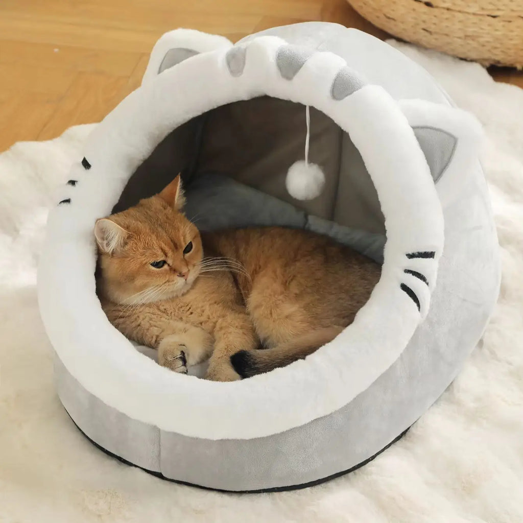 Dream Tune Purr Four Season Cozy Cat Bed Cave