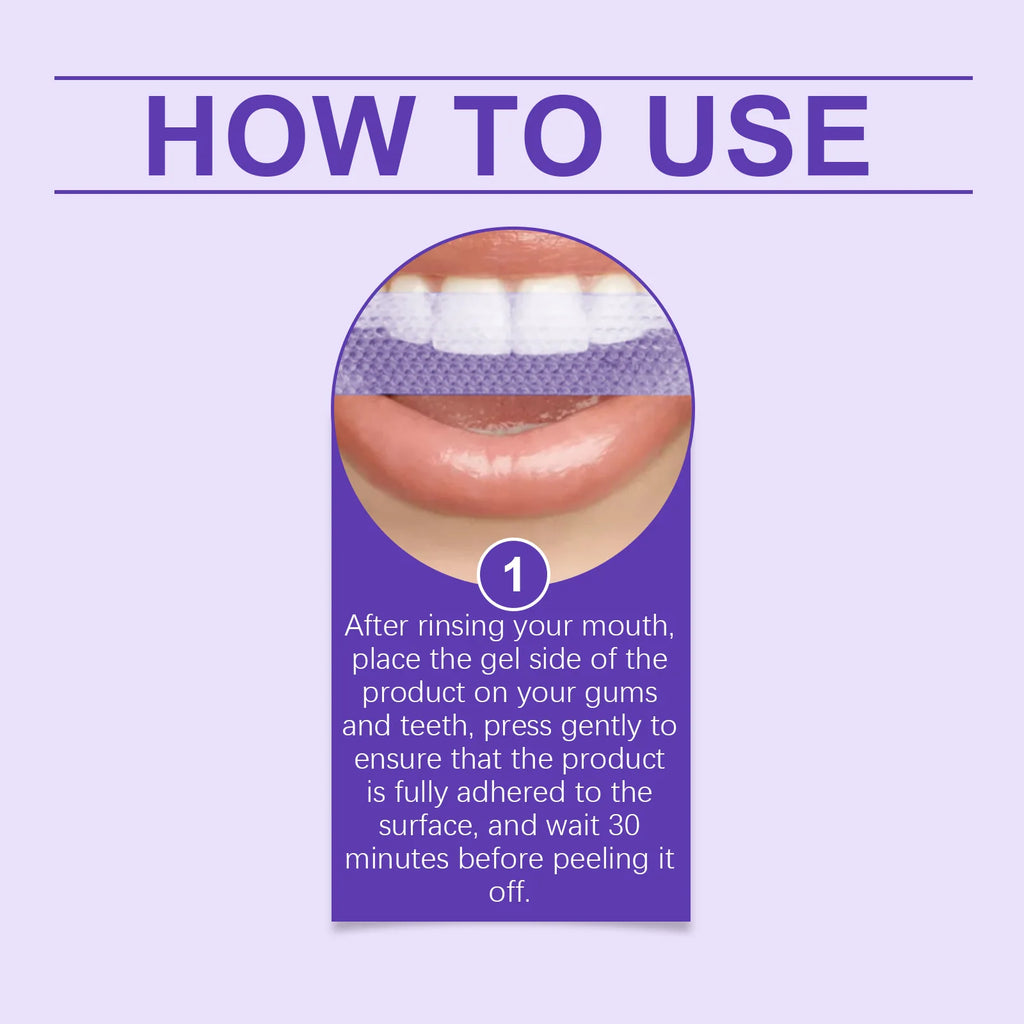 Dream Tune Smile Purple Whitening Strips – 7 Treatments