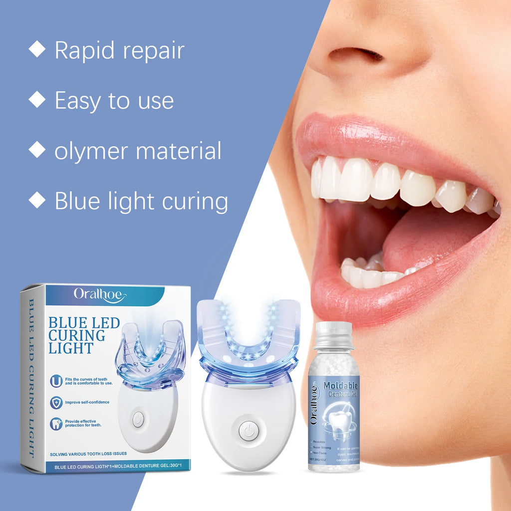 Dream Tune Smile At-Home Tooth Repair Kit – With Blue LED Curing Light