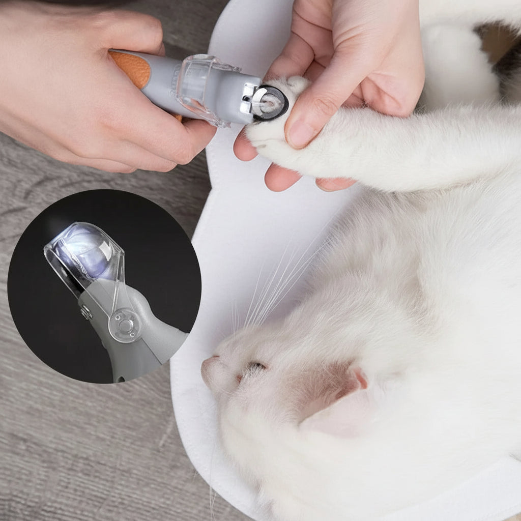 Dream Tune Purr Nail Clipper with LED Light