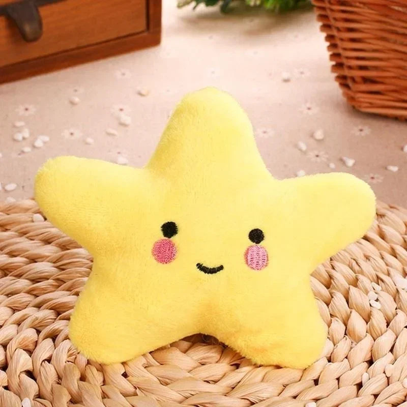 Dream Tune Purr Plush Squeaky Star Toy