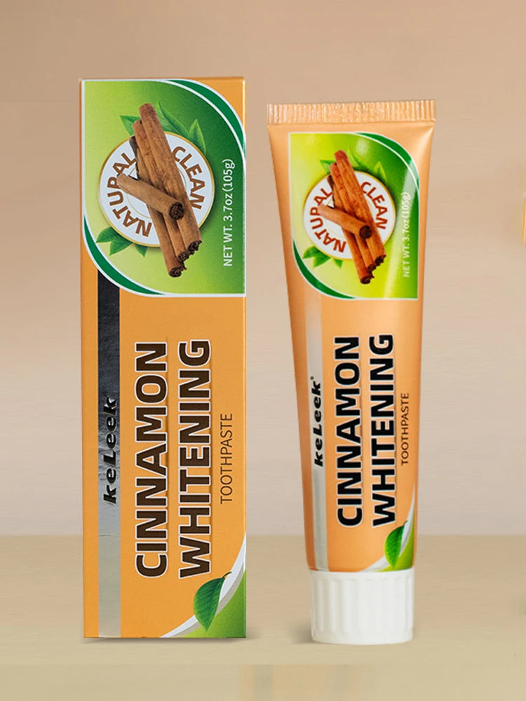 Dream Tune Smile Cinnamon Mint Whitening Toothpaste 105g – Fluoride-Free Gum Repair