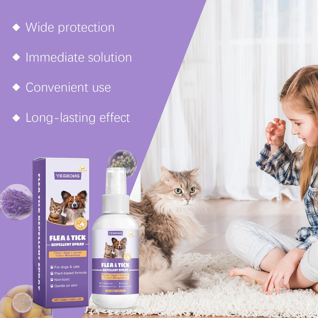 Dream Tune Purr Flea & Tick Repellent Spray 50ml