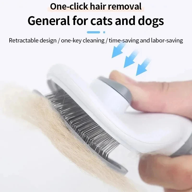 Dream Tune Purr Self-Cleaning Pet Grooming Brush
