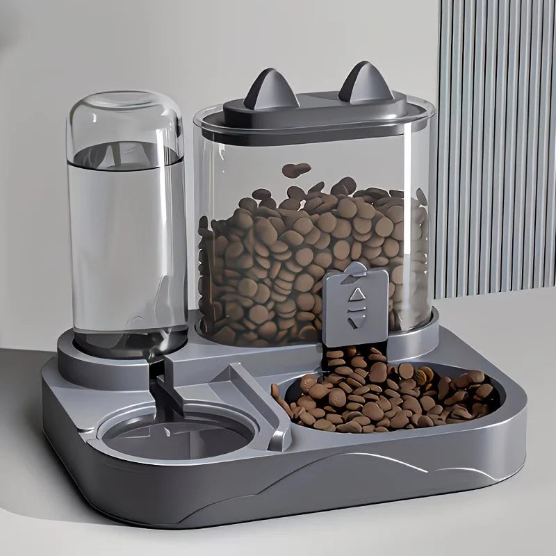 Dream Tune Purr 2-in-1 Pet Feeder & Water Dispenser