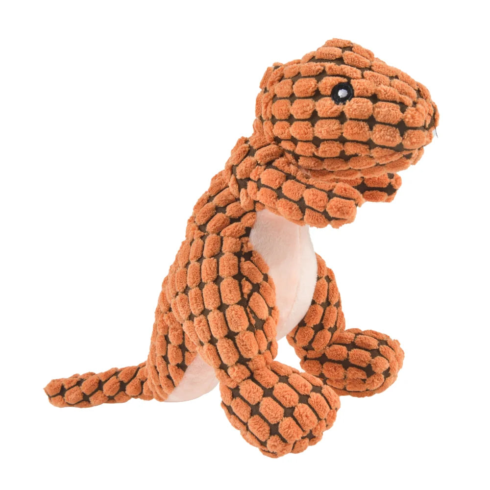 Dream Tune Purr Plush Dinosaur Chew Toy