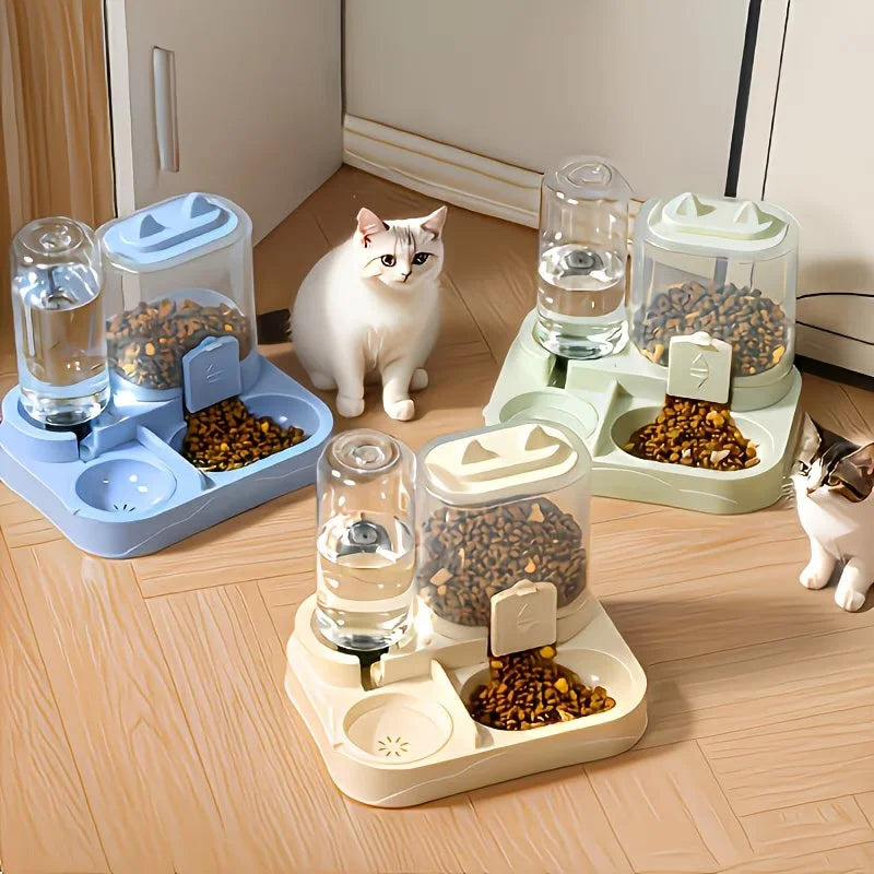 Dream Tune Purr 2-in-1 Pet Feeder & Water Dispenser