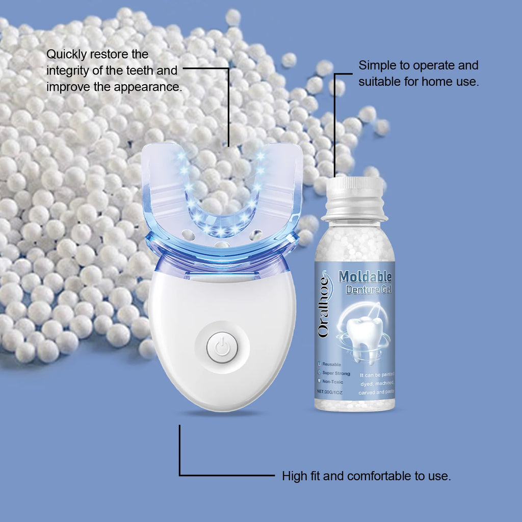Dream Tune Smile At-Home Tooth Repair Kit – With Blue LED Curing Light