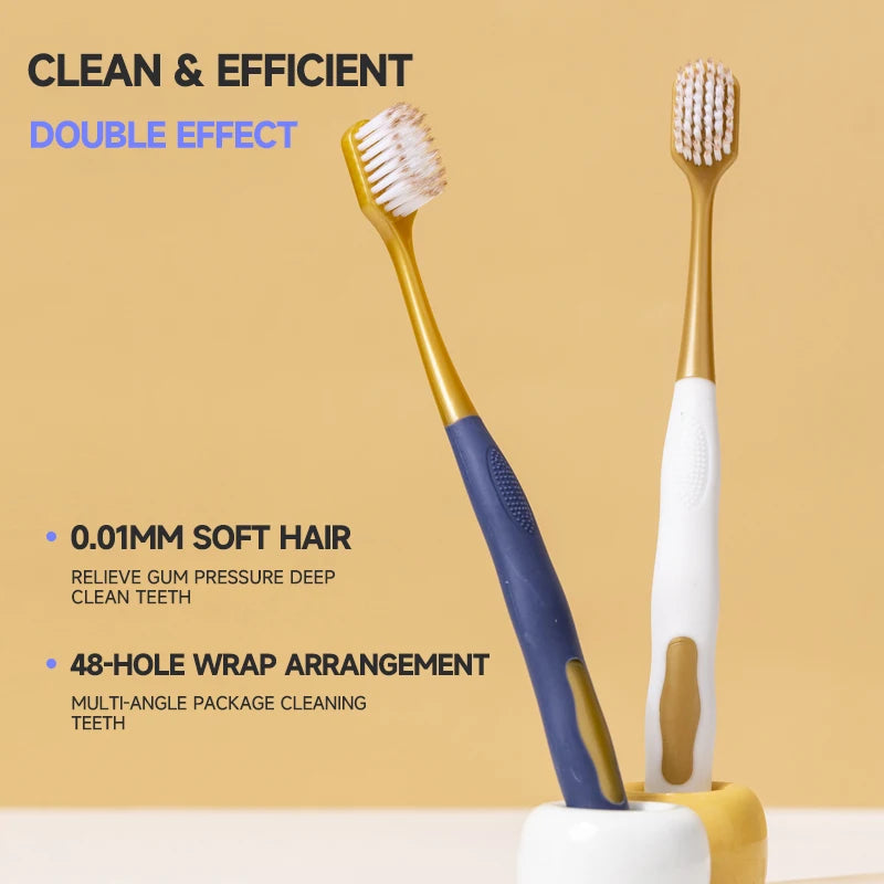 Dream Tune Smile Ultra-Soft Toothbrush – Wide Head, Anti-Sensitivity Gum Protection