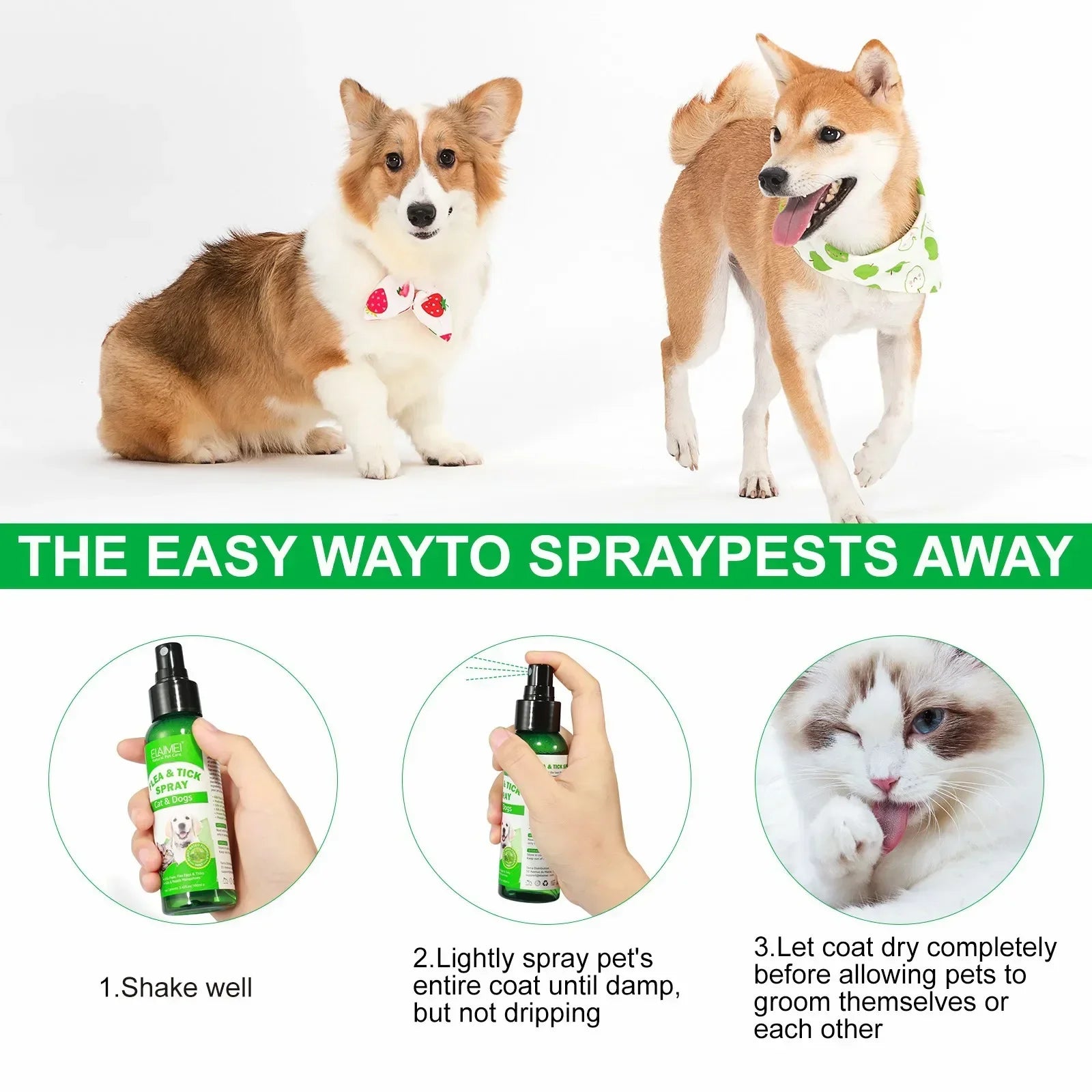 Dream Tune Purr Flea & Tick Spray with Peppermint Oil