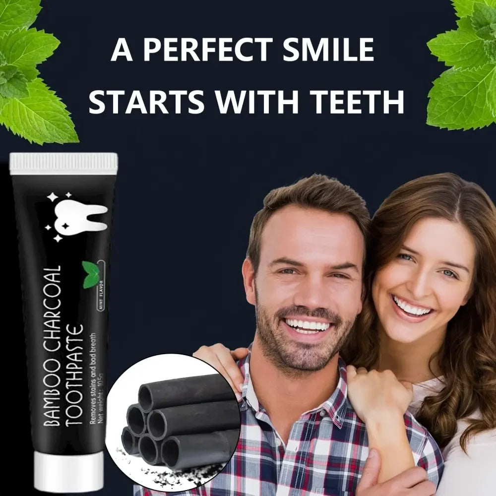 Dream Tune Smile Bamboo Charcoal Toothpaste 105g – Deep Cleaning & Fresh Breath