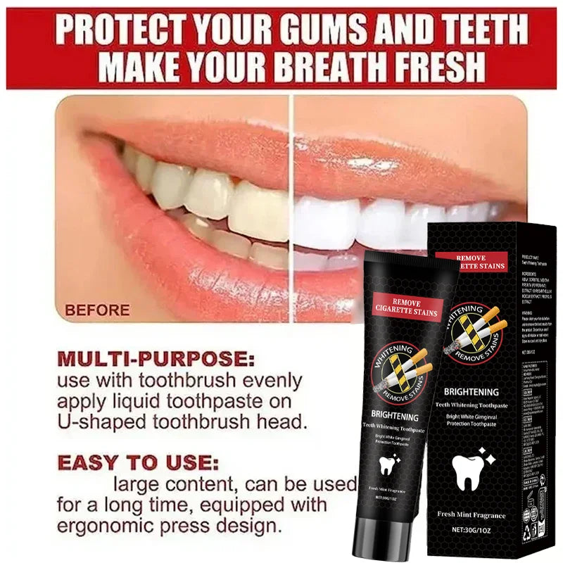 Dream Tune Smile Stain Removal Toothpaste – Smoke, Tea & Coffee Stain Eliminator