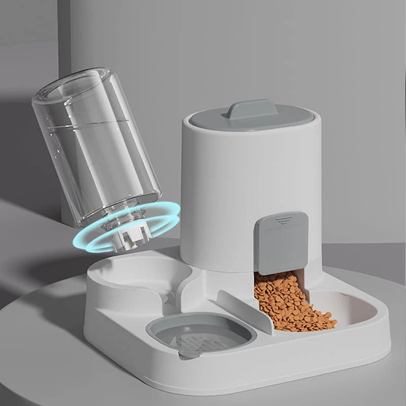 Dream Tune Purr 2-in-1 Pet Food & Water Bowl