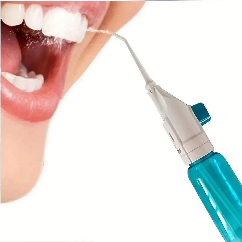 Dream Tune Smile Portable Manual Water Flosser – High-Pressure Oral Irrigator