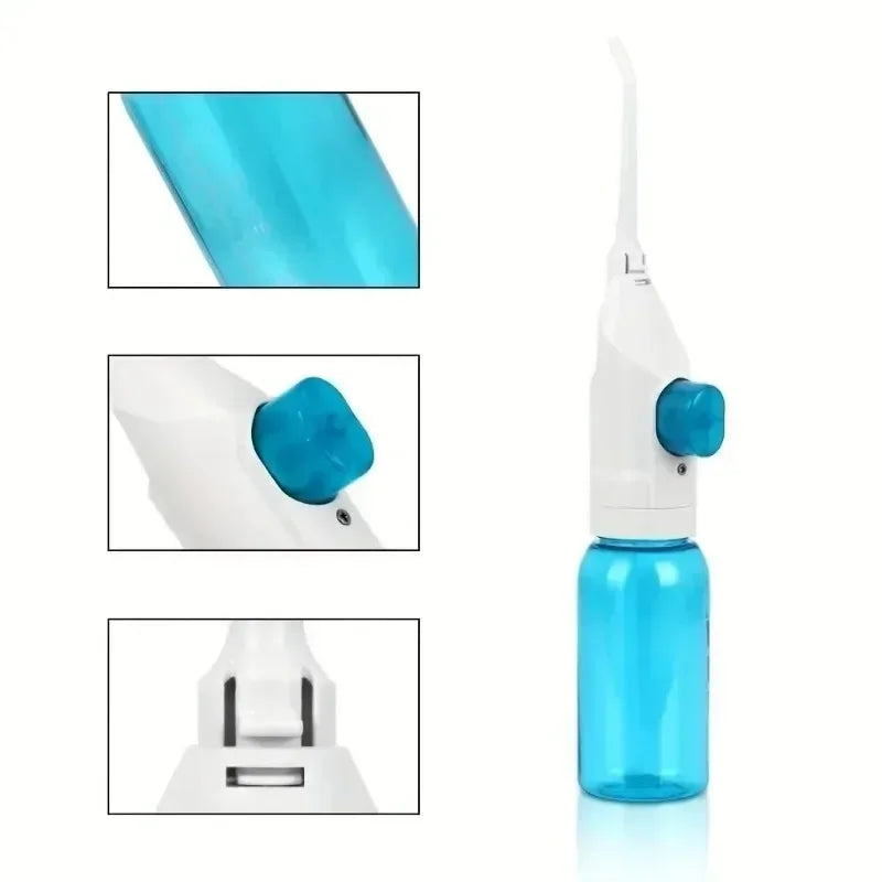 Dream Tune Smile Portable Manual Water Flosser – High-Pressure Oral Irrigator
