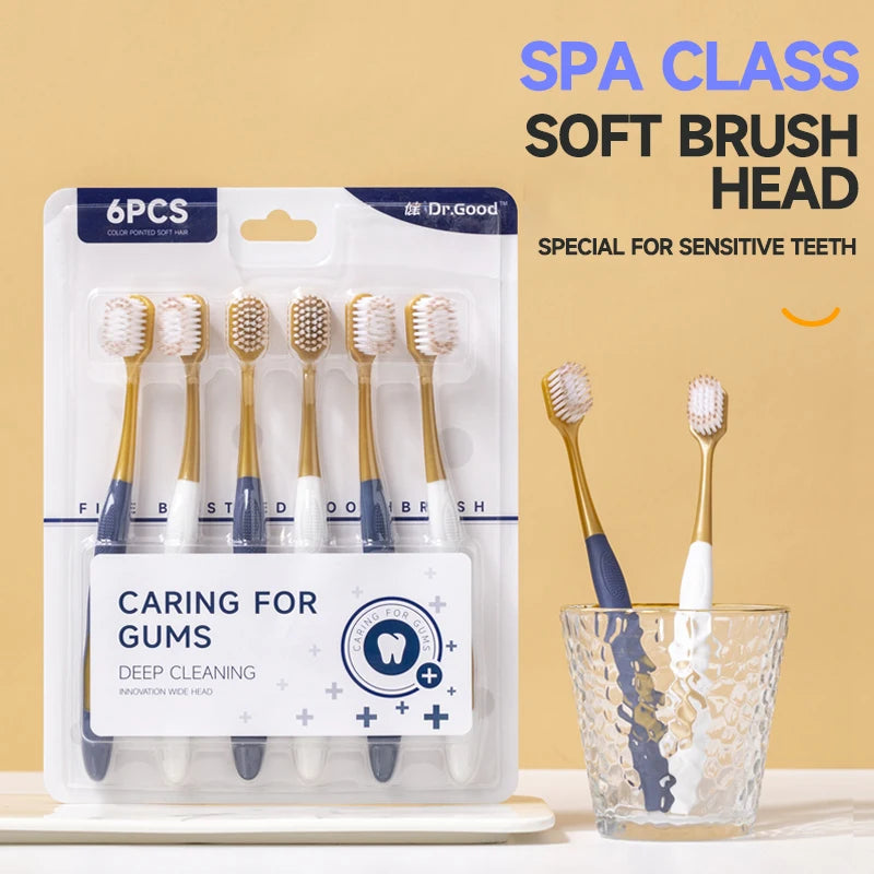 Dream Tune Smile Ultra-Soft Toothbrush – Wide Head, Anti-Sensitivity Gum Protection