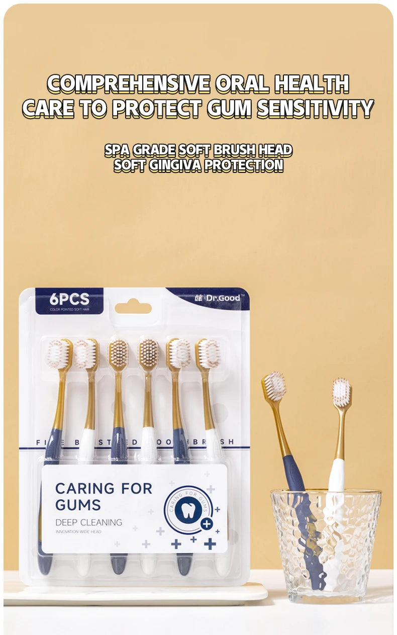 Dream Tune Smile Ultra-Soft Toothbrush – Wide Head, Anti-Sensitivity Gum Protection