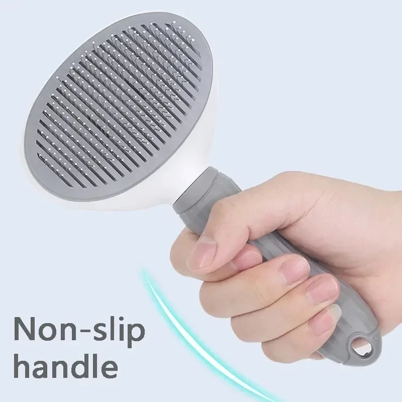 Dream Tune Purr Self-Cleaning Pet Grooming Brush