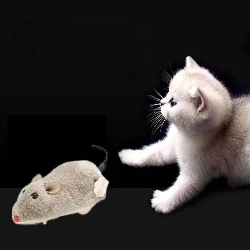 Dream Tune Purr Wind-Up Moving Mouse Toy