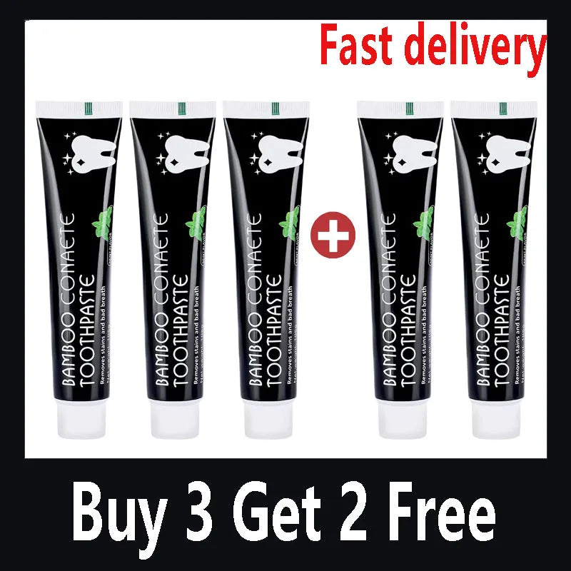 Dream Tune Smile Bamboo Charcoal Toothpaste 105g – Deep Cleaning & Fresh Breath
